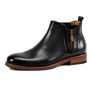 High-Quality 2026 Casual Dress Boots Genuine Leather Men's Work <b>Shoes</b> Comfortable and <b>Safe</b> Outdoor Short chukka boots - Product Image 2