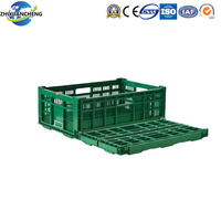 Vente en gros pas cher prix 23.6 "X 15.7" X 9.0 "haute qualité prix d'usine en plastique supermarché fruits légumes caisse de fruits en plastique