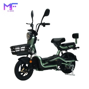 <span class=keywords><strong>Bicicleta</strong></span> Eléctrica de Alta Calidad al por Mayor, Nuevo Modelo, Neumático Grueso de 14 Pulgadas, Dos <span class=keywords><strong>Ruedas</strong></span>, 350W, Acero al Carbono, Motor sin Escobillas, Freno de Disco Doble - Product Image 4