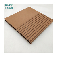 Cubierta de bpc hueca coextruida, cubierta impermeable de WPC de la mejor calidad, bajo mantenimiento, suelo compuesto al aire libre, 145x23mm, gran oferta