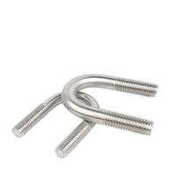 Pince à boulon en U en acier inoxydable 304 316 Type carré plat pour tube de tuyau