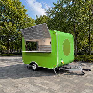 Carretto Gelati, Food Truck, Rimorchio per Alimenti con Cucina Completa, Rimorchio Gelati con Carrello Caffè Completo per Eventi - Product Image 6
