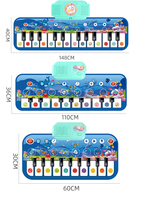Samtoy 148CM Articles Chauds 2025 Nouvel An Produits Pliable Pied Piano Clavier Ramper Tapis Personnalisé Bébé Playmate Bébé Playmat Xpe