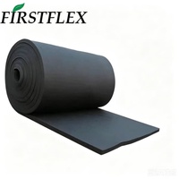 FIRSTFLEX Plaque d'isolation thermique en caoutchouc plastique noir écologique