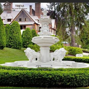 <span class=keywords><strong>Fontaine</strong></span> <span class=keywords><strong>d</strong></span>'<span class=keywords><strong>eau</strong></span> extérieure en marbre de grande taille sculptée à la main de luxe TREVI avec statues de lion pour la <span class=keywords><strong>d</strong></span>écoration de château européen - Product Image 4