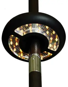 34 luci a led 3 modalità di illuminazione lampada a palo per ombrellone a batteria per ombrelli da Patio, tende da campeggio
