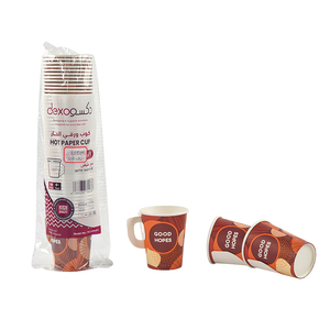 Vasos <span class=keywords><strong>de</strong></span> Papel Desechables Personalizados <span class=keywords><strong>de</strong></span> Pared Simple con Asa, Vasos <span class=keywords><strong>de</strong></span> Papel Resistentes al Agua para Café y Té Calientes - Product Image 6