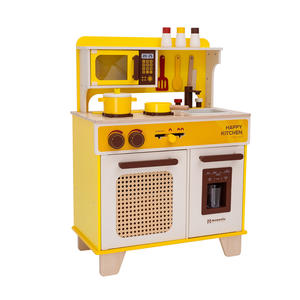 Jouet de cuisine en bois MUWANTU, jouet d'imitation, maison de jeu, jouet de cuisson, jeu de rôle pour enfants d'âge préscolaire - Product Image 1