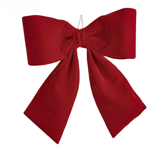 <b>Large</b> Velvet Burgundy Christmas <b>Bows</b> Velvet <b>Bows</b> Tree Decor Christmas Ornaments for Home Birthday Party Front Door Wedding Decor - Product Image 1