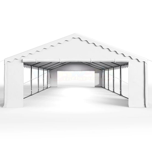 Tente de réception de luxe en aluminium robuste, tente de mariage extérieure blanche, chapiteau extensible pour événements en plein air, capacité 100 personnes - Product Image 6