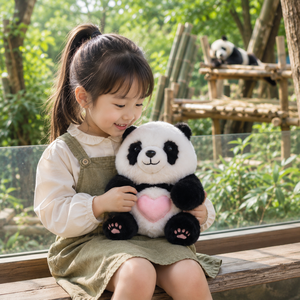 Peluche interactive panda de haute qualité, conforme RoHS, jouet parlant, peluche tactile avec lumière et son pour enfants - Product Image 6
