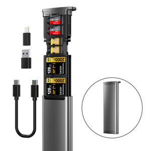 Adaptateur de lecteur de <span class=keywords><strong>carte</strong></span> SD/TF 3.0 multifonctionnel <span class=keywords><strong>13</strong></span>-en-1 stockage externe OTG pour <span class=keywords><strong>iPhone</strong></span> Type C Smartphones lecteur de <span class=keywords><strong>carte</strong></span> graveur - Product Image 1