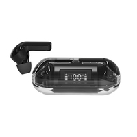 Earbuds Stereo LED Display Nirkabel Tahan Air, Headphone In-Ear, Headset, Earphone TWS Warna-Warni