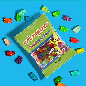 การออกแบบ Bonbon แบบผสมกลิ่นผลไม้รูปสัตว์กัมมี่ลูกกวาดเยลลี่หมีวิตามินคาราเมโลดูลซ่าเปรี้ยวร่าเริง - Product Image 5