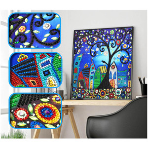 Nature morte 5D, impression de diamants en cristal, forme spéciale, style <span class=keywords><strong>moderne</strong></span>, toile polyester, peinture 30x30cm, <span class=keywords><strong>photo</strong></span> personnalisée - Product Image 1