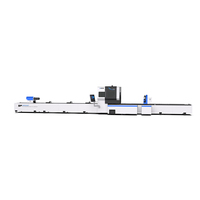 SF6024NT Populaire Offre Spéciale 3 Chuck Pipe Laser Machine De Découpe avec Coupe Biseautée pour Tube En Aluminium En Acier Inoxydable En Acier Au Carbone