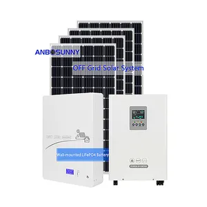 500W 1KW lithium batteries portable solar energy system generator TV and lights House 10KW home system