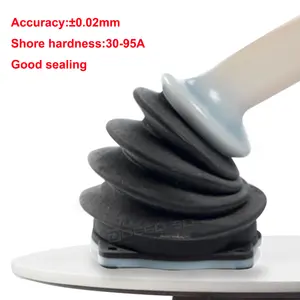 Factory customized soft rubber TPU elastic flexible soft hard transparent sealing silicone parts polyjet 3d printing services