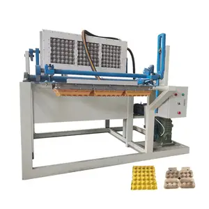 Con cartón de huevos modelo gran oferta pequeña empresa papel huevo bandeja que hace la máquina línea de producción