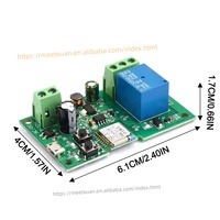 Interrupteur relais intelligent WiFi 1CH EWelink 12V 24V 7-32V 220V pour moteur de rideau, fonctionnement par impulsions, avec application Alexa Google Home