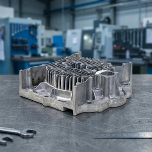 Componente de Disipador de Calor de Aluminio Fundido a Presión, Superficie Fundida, Servicio de Fundición a Medida - Product Image 2