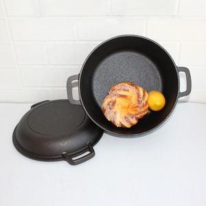 حار بيع الحديد الزهر وعاء طهي برياني مع غطاء - Product Image 3