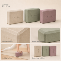 Blocs de yoga EVA haute densité, écologiques, imperméables, portables, 260g/300g, pour usage universel, exercices de yoga à domicile