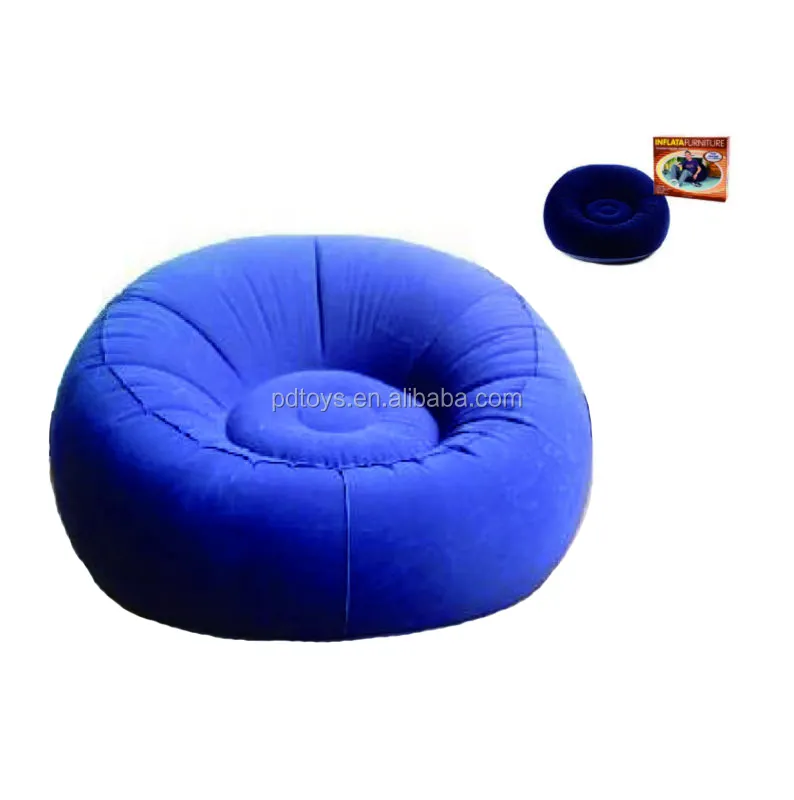 Canapé gonflable à poulies, meuble rond, en PVC/TPU, style turc