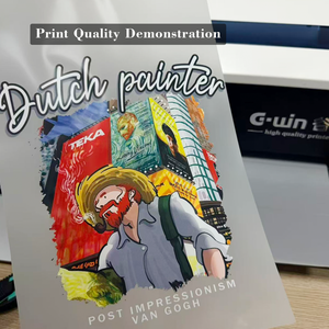 ซื้อ 1 แถม 10 ชุดผลิตภัณฑ์สิ่งทอขนาดเล็ก ชุดเต็ม L805 เครื่องพิมพ์เสื้อยืดแบบตั้งโต๊ะหัวเดียว พร้อมแล็ปท็อป ฟิล์ม DTF ผงหมึก - Product Image 5