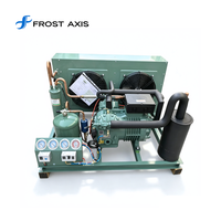 Unité de condensation semi-hermétique industrielle à refroidissement par air pour compresseur, capacité de refroidissement 10 kW/h, faible consommation