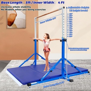 Attrezzatura per Ginnastica Domestica, Barra Regolabile Pieghevole per Esercizi di Fitness e Allenamento Indoor - Product Image 5