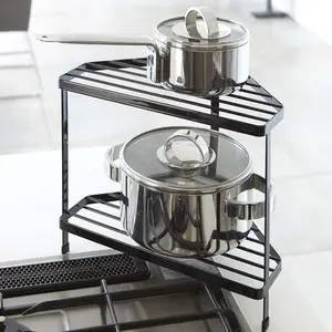 Kitchen & Tabletop range is suitable for stackable corner shelves next to gas stoves storage shelf