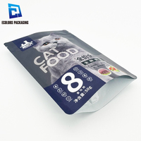 Sacs Mylar Doypack Personnalisés de Haute Qualité en Aluminium Imprimé Qualité Alimentaire avec Fermeture Ziplock pour Aliments pour Animaux (Chats, Chiens, Poissons)