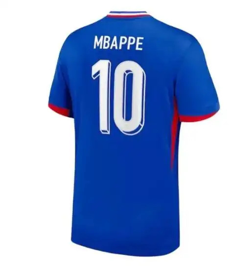 24 25 nueva temporada uniforme personalizado Francia casa fútbol Jersey MBAPPE 10 FÚTBOL Camisetas fútbol desgaste