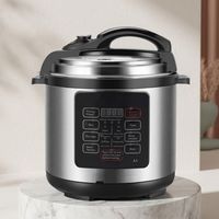 Autocuiseur Électrique Numérique OEM 5L Multifonctionnel Intelligent 900W, Cuiseur à Riz et Mijoteuse en Acier Inoxydable – Vente en Gros