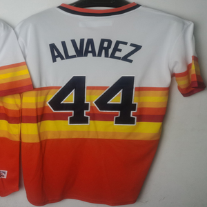 Camiseta de Béisbol Cosida para Hombre 2026, Jose Altuve, <span class=keywords><strong>Yordan</strong></span> Alvarez, Jeremy Pena, Tallas S-3XL - Product Image 2