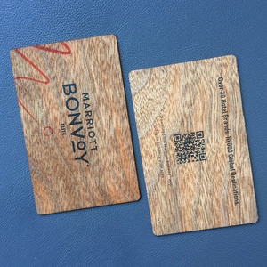 บัตรคีย์การ์ดโรงแรม RFID ไม้ไผ่รักษ์โลก 13.56Mhz บัตร NFC ไม้สำหรับโรงแรม - Product Image 4
