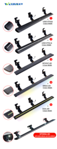 Marchepieds électriques en alliage d'aluminium WEIJIA, fabricant direct, pour Toyota Hilux Pickup - Product Image 5