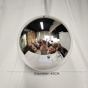 Ornement Réfléchissant Géant <span class=keywords><strong>pour</strong></span> Affichage en Centre Commercial, Prix d'Usine, Boule <span class=keywords><strong>de</strong></span> Noël en PET Finition Miroir, Décoration <span class=keywords><strong>Extérieure</strong></span> Surdimensionnée <span class=keywords><strong>pour</strong></span> Événements - Product Image 2