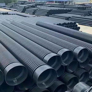 बड़े पैमाने पर परियोजनाओं के लिए Hdpe डबल-दीवार नालीदार पाइप टिकाऊ एंटी-uv गैर विषैले उच्च दबाव 300 मिमी व्यास 6 मीटर लंबाई - Product Image 4