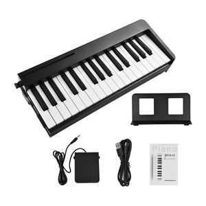 Clavier de piano électronique pliable 61 touches BX18-61, léger et portable avec prise casque pour débutants et pratique à domicile - Product Image 1