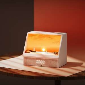 Réveil Lumineux Bluetooth avec Haut-parleur 3D Effet Lever de Soleil 10W, Réveil Simulé, Horloge Numérique, Bruit Blanc, Haut-parleur Sans Fil pour Chambre à Coucher - Product Image 5
