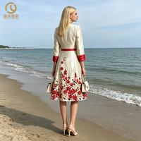 Nouvelle Robe de Cérémonie Vintage Élégante pour Femmes Grandes Tailles, Style Princesse, Vêtement Formel Tissé en Mousseline de Soie, Style Turc, Infroissable