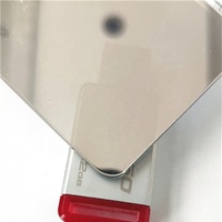 Plaque miroir en acrylique plexiglas double face, pliable dans les deux sens, argentée dorée, 0,8 mm, 2 mm, 3 mm, 4x8 pieds, pour la décoration