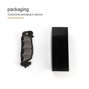 Hongrui 7cr13mov thép ngoài trời dao TPR mềm cao su xử lý không trượt săn bắn sinh tồn cắm trại EDC cứu hộ Túi dao - Product Image 6