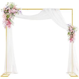 Arc de cérémonie <span class=keywords><strong>rectangulaire</strong></span> en métal pour mariage, kit d'<span class=keywords><strong>arche</strong></span> de <span class=keywords><strong>ballon</strong></span> carrée en fer pour décoration d'anniversaire de fête - Product Image 1