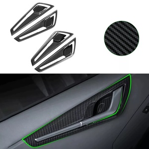 WZXD Prix d'usine Nouvelle arrivée Accessoires extérieurs Cache-poignée intérieur en carbone pour Niro 2023 - Product Image 3