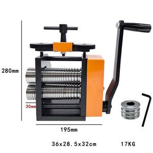 เครื่องรีดโลหะเครื่องทำเครื่องประดับ-เครื่องกดครึ่งวงกลมสี่เหลี่ยมสำหรับสร้อยข้อมือทอง/เงินการขึ้นรูปแท่งวาดลวด - Product Image 4