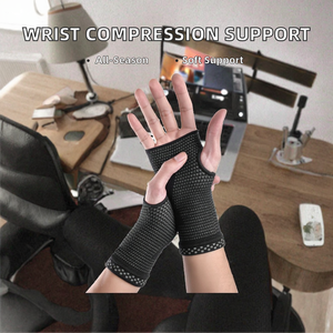 Manchon de compression pour poignet, soutien souple (Polyester & Coton) pour le syndrome du canal carpien - Usage adulte - Product Image 2