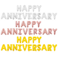 16 pouces joyeux anniversaire ballons Memorial Day ballon décorations mariage amour fête célébrations anniversaire fournitures